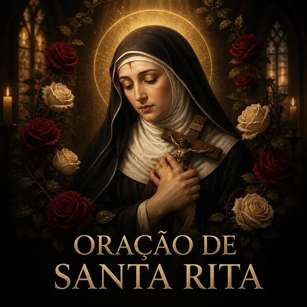 Imagem devocional de Santa Rita de Cássia